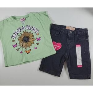 RMLA Mia Rose Girls Clothing Set Size 6 NEW 2pc Top & Shorts Summer Casual